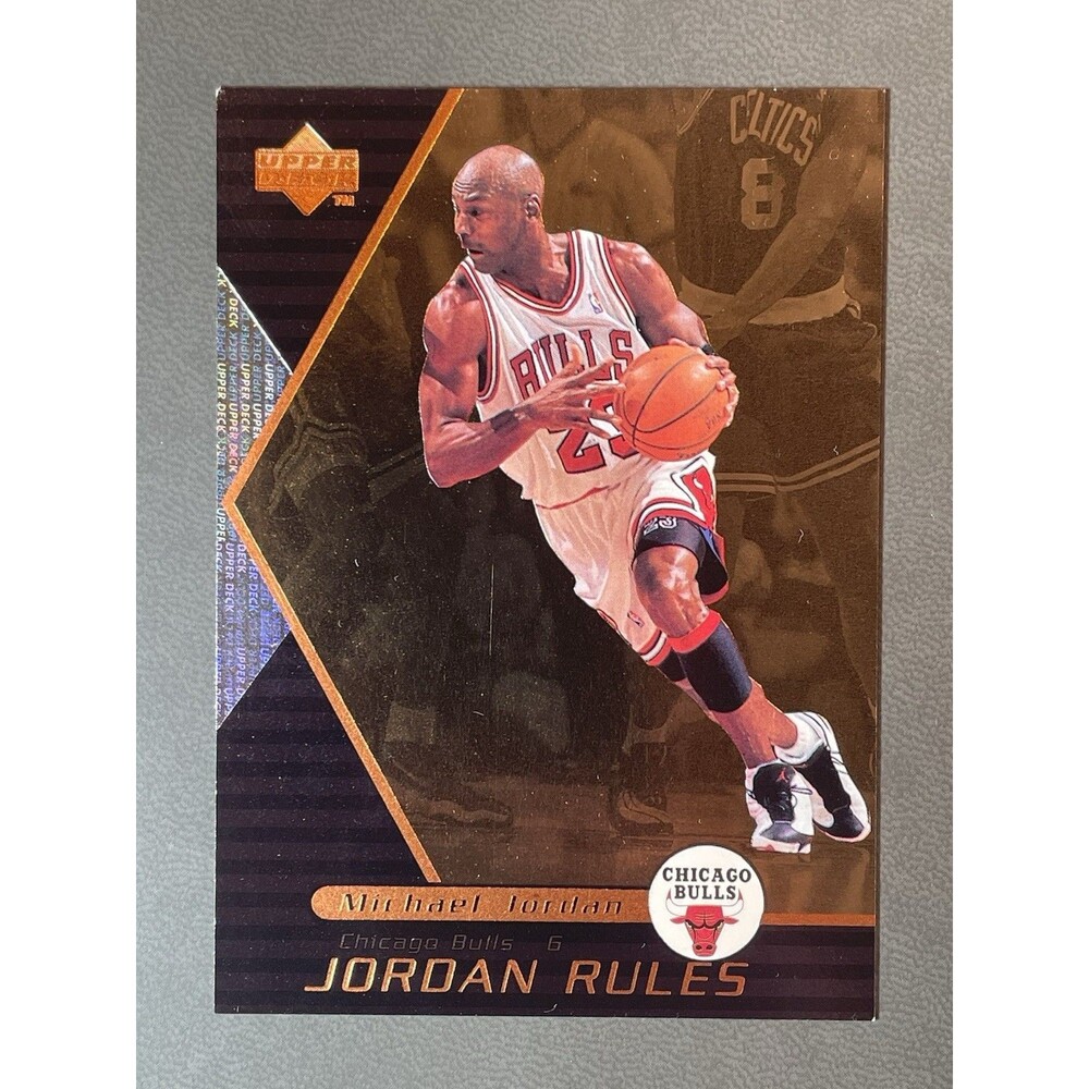 1998-99 Upper Deck Ovation Jordan Rules Michael Jordan #J5 Gold Foil Hologram